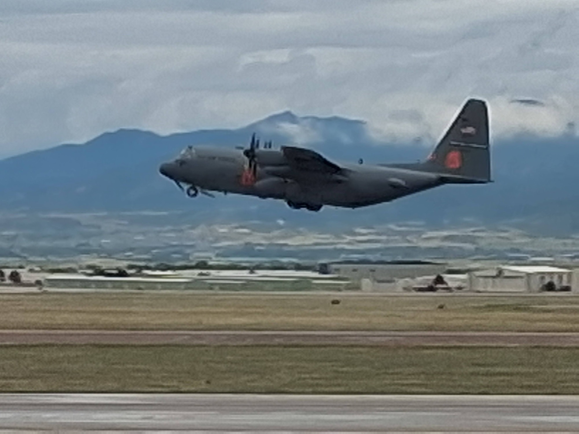 Civic leaders take a C-130 orientation flight