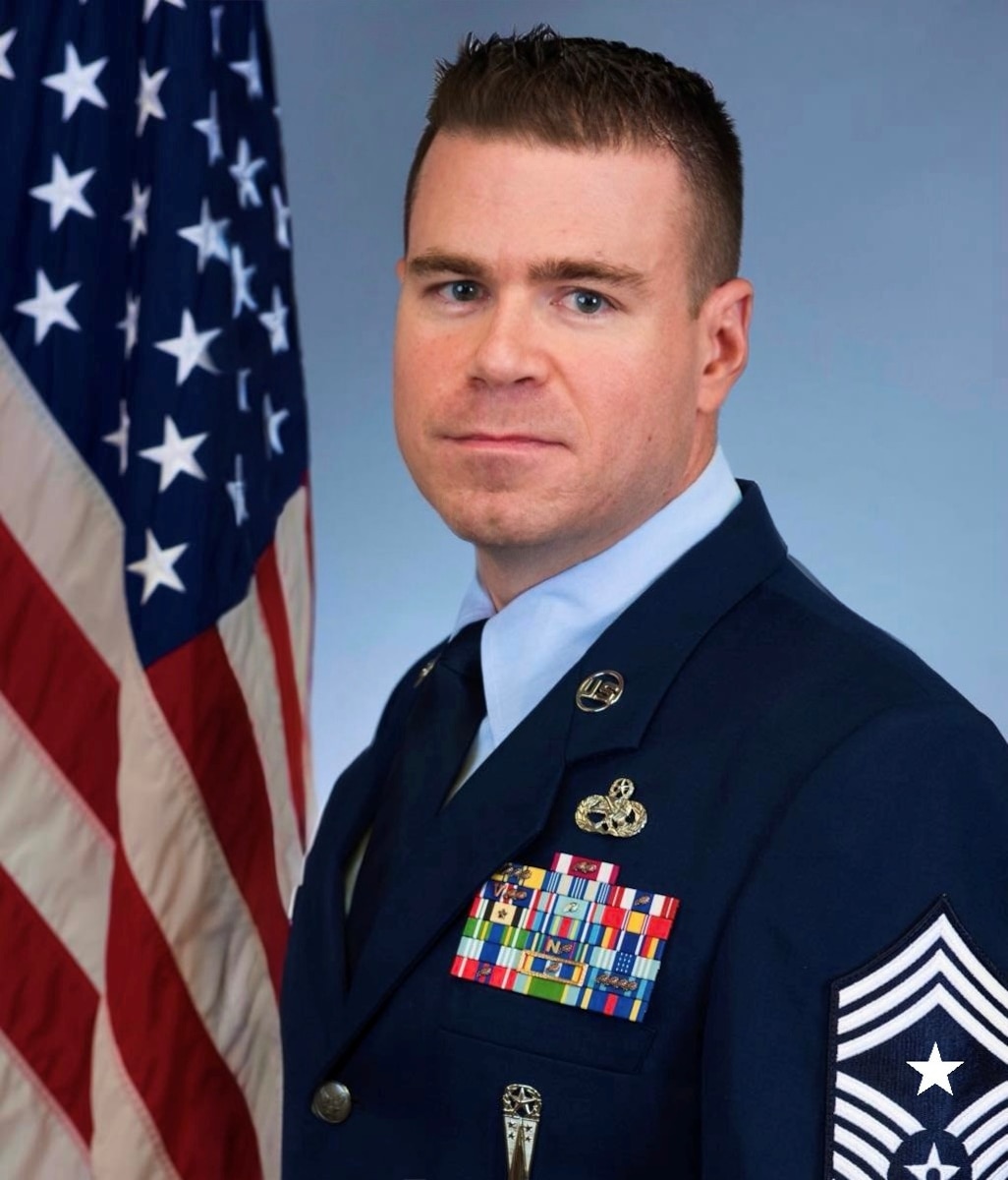 Official photo of Chief Master Sergeant Podgorski.
