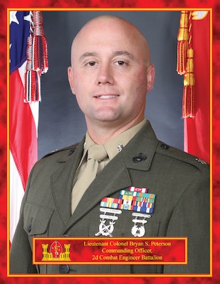 Portrait of LtCol Bryan S. Peterson