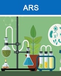 Animated graphic of science tubes in a laboratory setting in front of a green background.