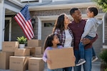 A military family prepares for a permanent change of station move by packing belongings and saying goodbye to a familiar community. PCS season can bring both excitement and stress as Soldiers and their families navigate new duty stations, schools and support networks. Martin Army Community Hospital's Department of Mental Health encourages families to prioritize well-being and seek support throughout the transition.