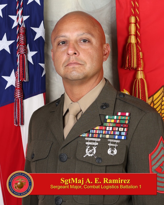 Sgt. Maj. A. E. Ramirez Bio Photo