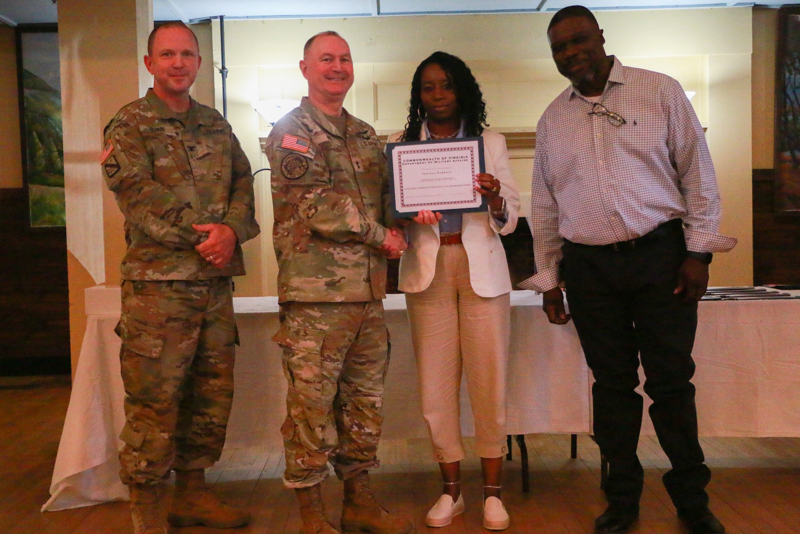 DMA employees at Fort Pickett recognized during appreciation luncheon