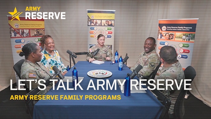Let's Talk Army Reserve brings news, current events and resources to bridge the gap between the three star command and the individual units. In today's episode we speak with representatives from Family Programs about the Army Emergency Relief fund and how family programs can help you. 
For more information about AER or anything related to family programs visit: https://www.usar.army.mil/ARFP/