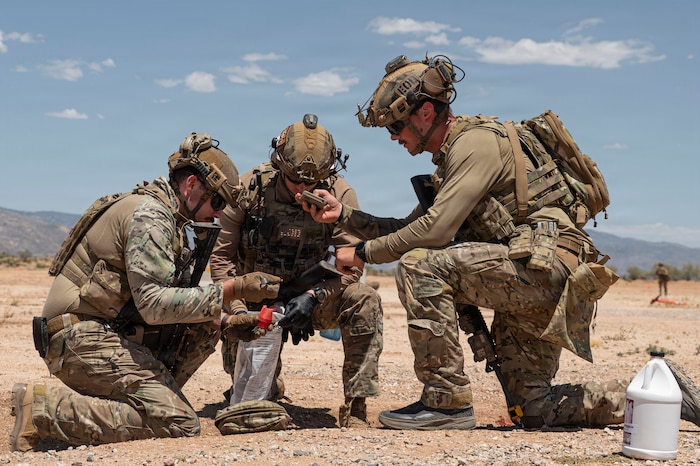 Explosive Ordnance Disposal field training exercise