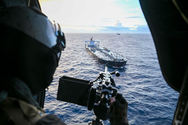 Overnight, U.S. forces carried out a maritime interdiction and right-of-visit boarding of the sanctioned stateless vessel MT DAVINA located in the Indian Ocean within the INDOPACOM area of responsibility.