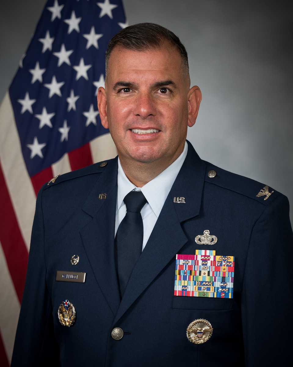 Official portrait of U.S. Air Force Col. Michael Gallucci, Commander of 42d Air Base Wing, Maxwell Air Force Base, Alabama , June 4, 2026.
