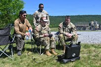 Soldiers at the Fort Indiantown Gap Unmanned Aircraft System Training and Innovations Facility receive new equipment training on the Neros Archer first-person-view drone June 3, 2026, at Fort Indiantown Gap, Pennsylvania. The Archer is the first of eight drones the Soldiers at the TIF will receive training on so that they can train other Soldiers as part of the Department of War’s Drone Dominance Program. (Pennsylvania National Guard photo by Brad Rhen)