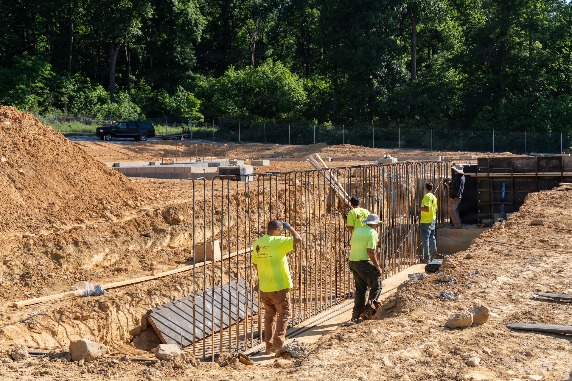 A new Range Maintenance building is currently in construction at Fort Indiantown Gap, Pennsylvania, June 5, 2026. The new building, now located on the very west end of Range Road, is set to be completed in February of 2027. The new structure will be an upgrade for the range maintenance team, offering an improvement in safety and aiding in adopting a more forward-leaning approach on emerging technology. (U.S. Army National Guard photo by Sgt. Kayden Bedwell)