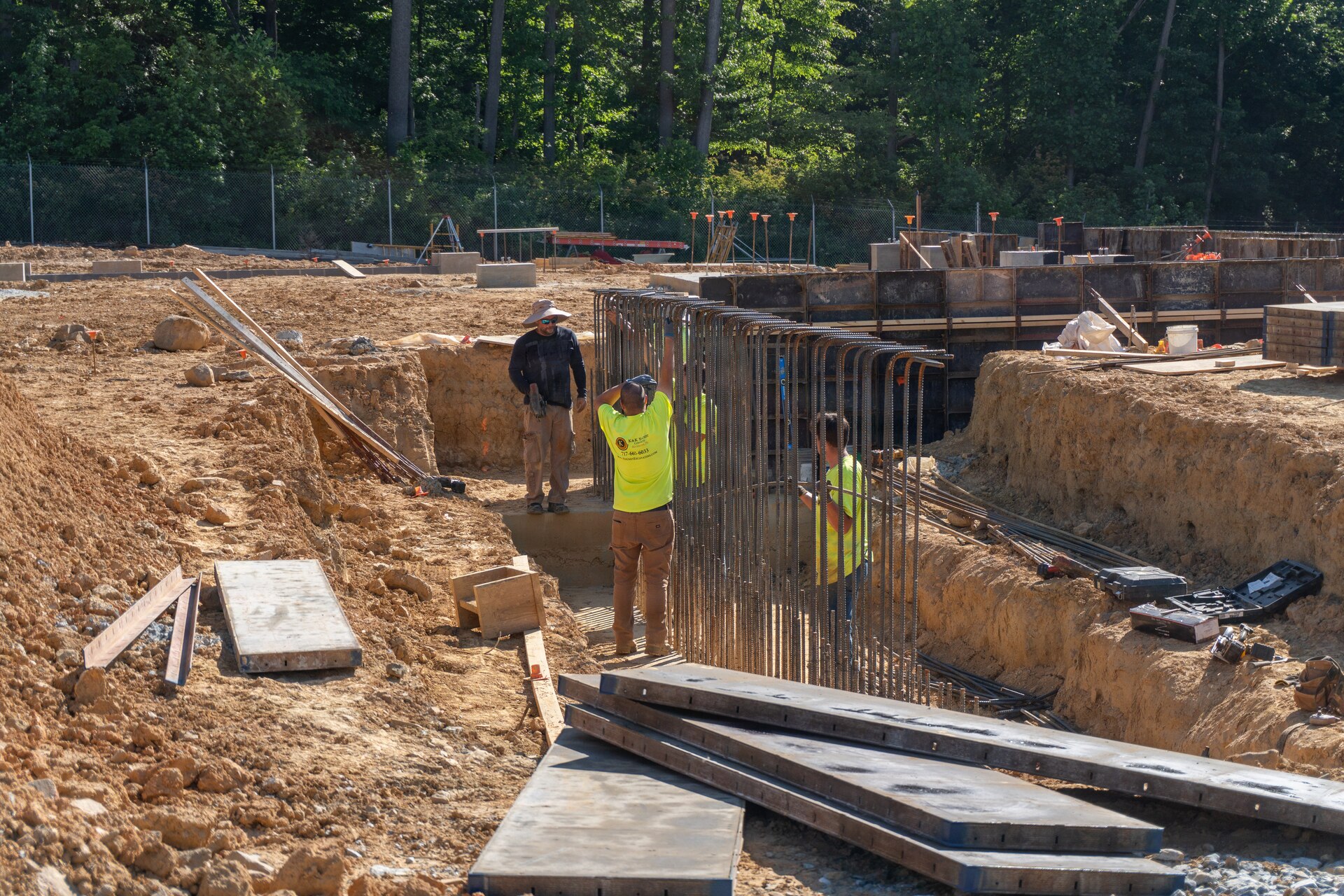 A new range maintenance building is currently in construction at Fort Indiantown Gap, Pennsylvania, June 5, 2026. The new building, now located on the very west end of Range road, is set to be completed in February of 2027. The new structure will be an upgrade for the range maintenance team, offering an improvement in safety and aiding in adopting a more forward-leaning approach on emerging technology. (U.S. Army National Guard photo by Sgt. Kayden Bedwell)