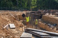 A new range maintenance building is currently in construction at Fort Indiantown Gap, Pennsylvania, June 5, 2026. The new building, now located on the very west end of Range road, is set to be completed in February of 2027. The new structure will be an upgrade for the range maintenance team, offering an improvement in safety and aiding in adopting a more forward-leaning approach on emerging technology. (U.S. Army National Guard photo by Sgt. Kayden Bedwell)