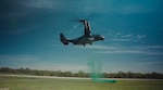A CV-22 Osprey assigned to the 71st Special Operations Squadron prepares to land during the Pararescue Advanced Tactical Paramedic Culmination Exercise at Joint Base San Antonio-Lackland, Texas, May 26, 2026. The five-day exercise incorporated operational scenarios designed to prepare Airmen for real-world field conditions. (U.S. Air Force photo by Senior Airman Grace St. Pierre)