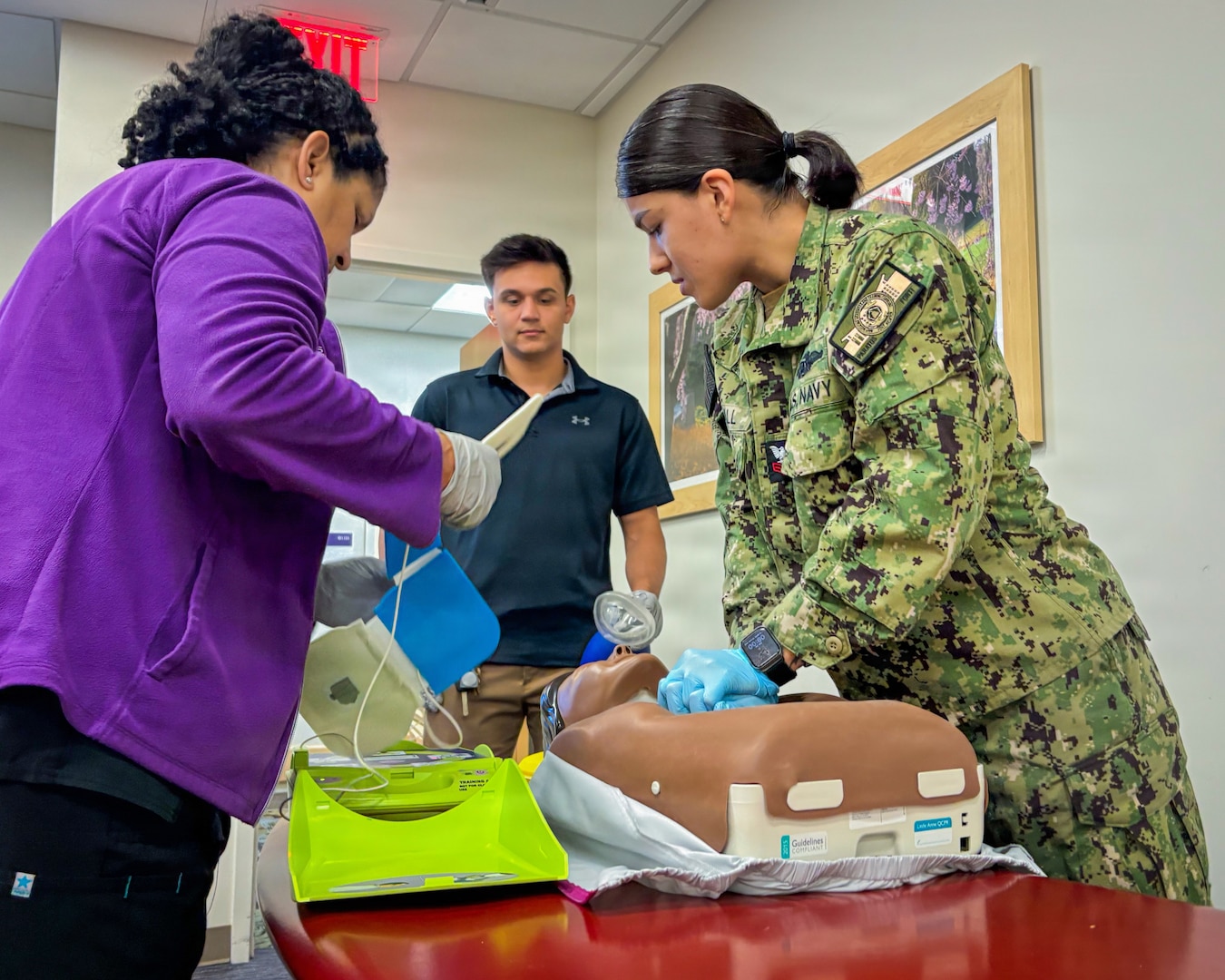 The Alexander T. Augusta Military Medical Center (ATAMMC) proudly recognizes National CPR and AED Awareness Week from June 1–7 by showcasing staff training their lifesaving skills on adult and pediatric mannequins.