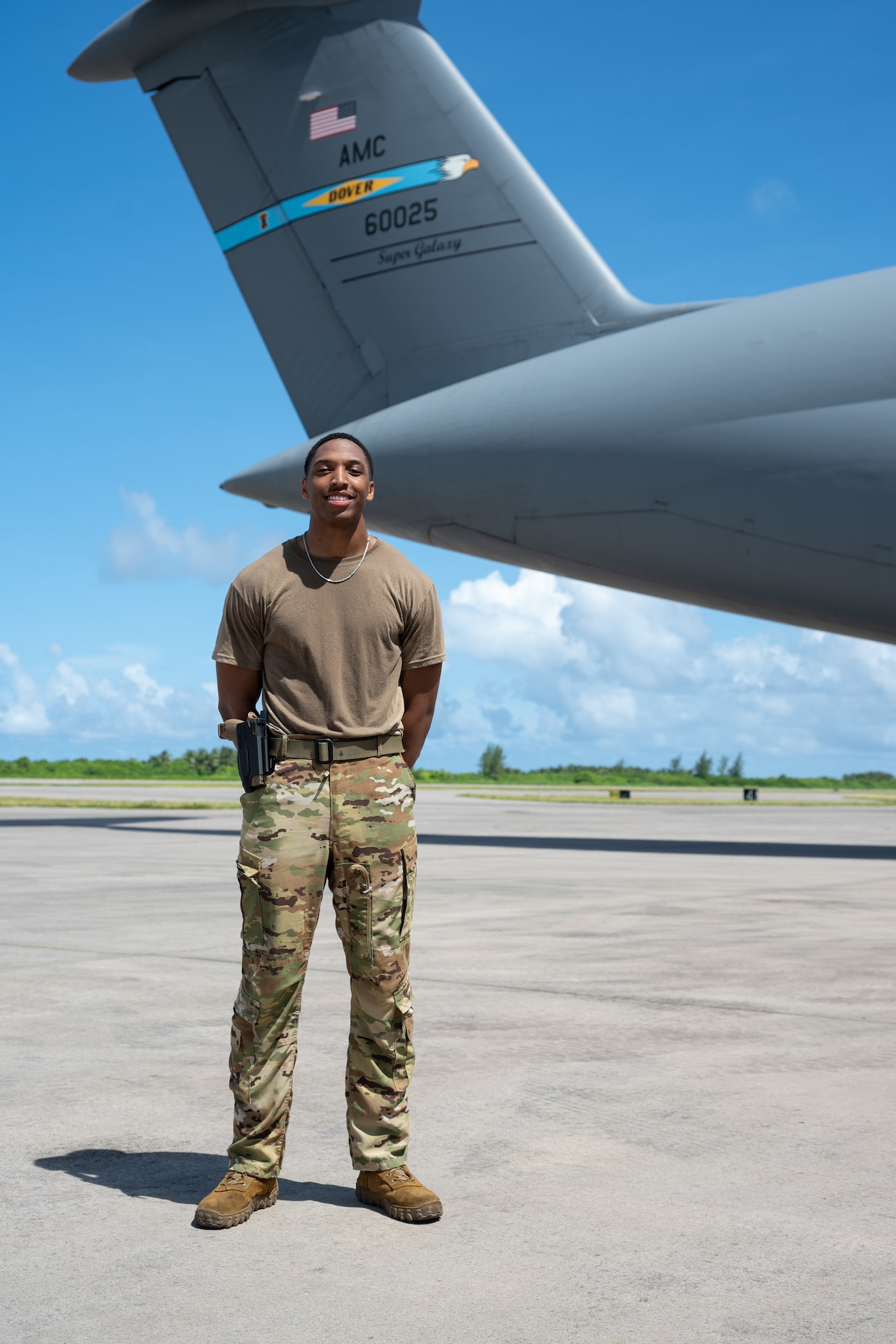 For many athletes, the end of a college career can feel uncertain. Years of structure, competition and identity tied to the game suddenly come to a halt. For Airman 1st Class Chavis Marshall, 9th Airlift Squadron loadmaster, that moment became the start of something new — a transition from Division I football to a life of service in the United States Air Force.