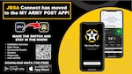 This graphic was created to advertise the new mobile app that JBSA is now adopting to use at all three locations - JBSA-Fort Sam, JBSA-:Lackland and JBSA-Randolph.