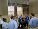Japanese engineers discussing water resource challenges