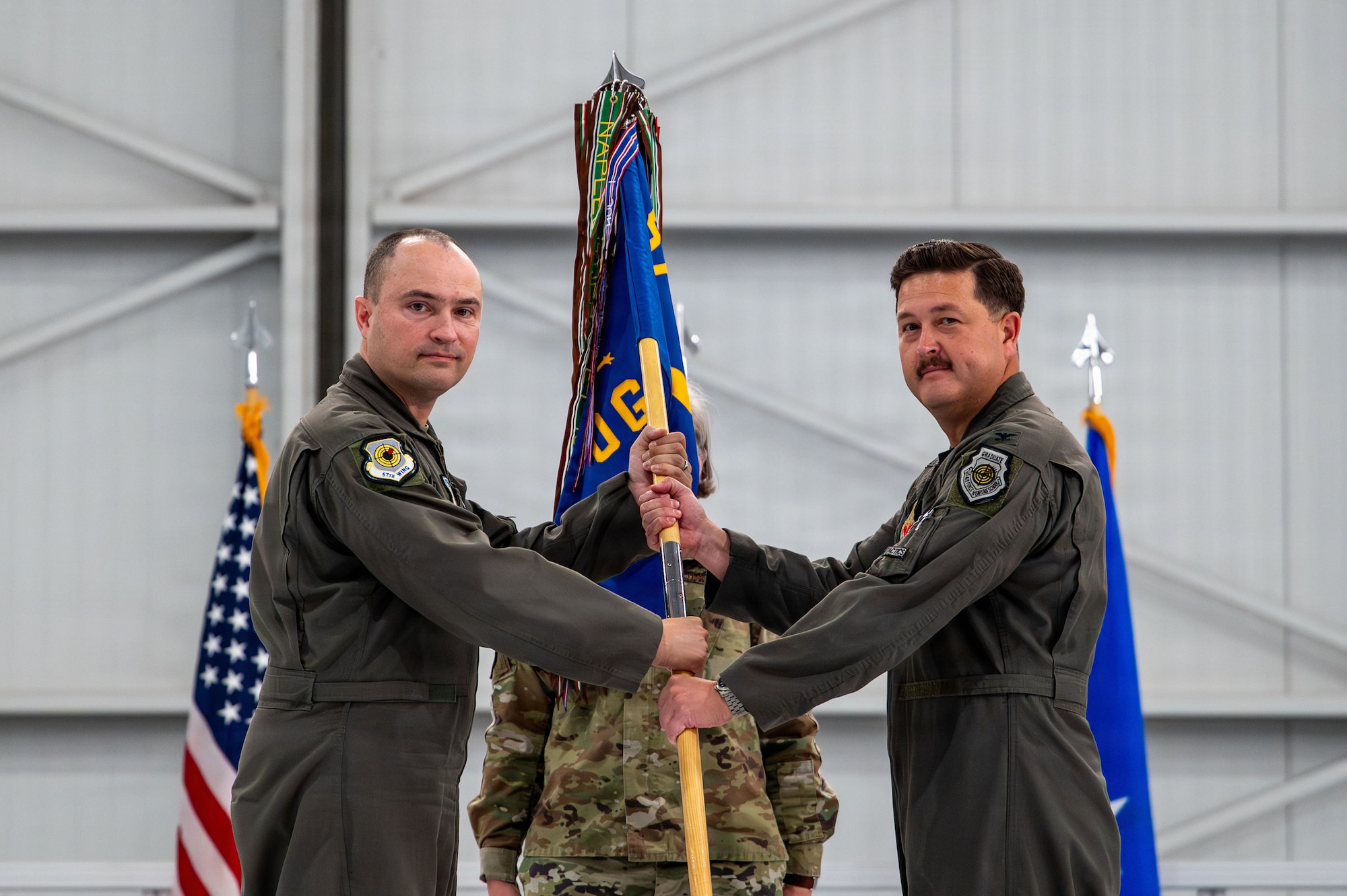 new commander takes on guidon