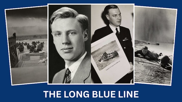 A title card for a Long Blue Line article featuring Robert Sargent and a few of his images.
