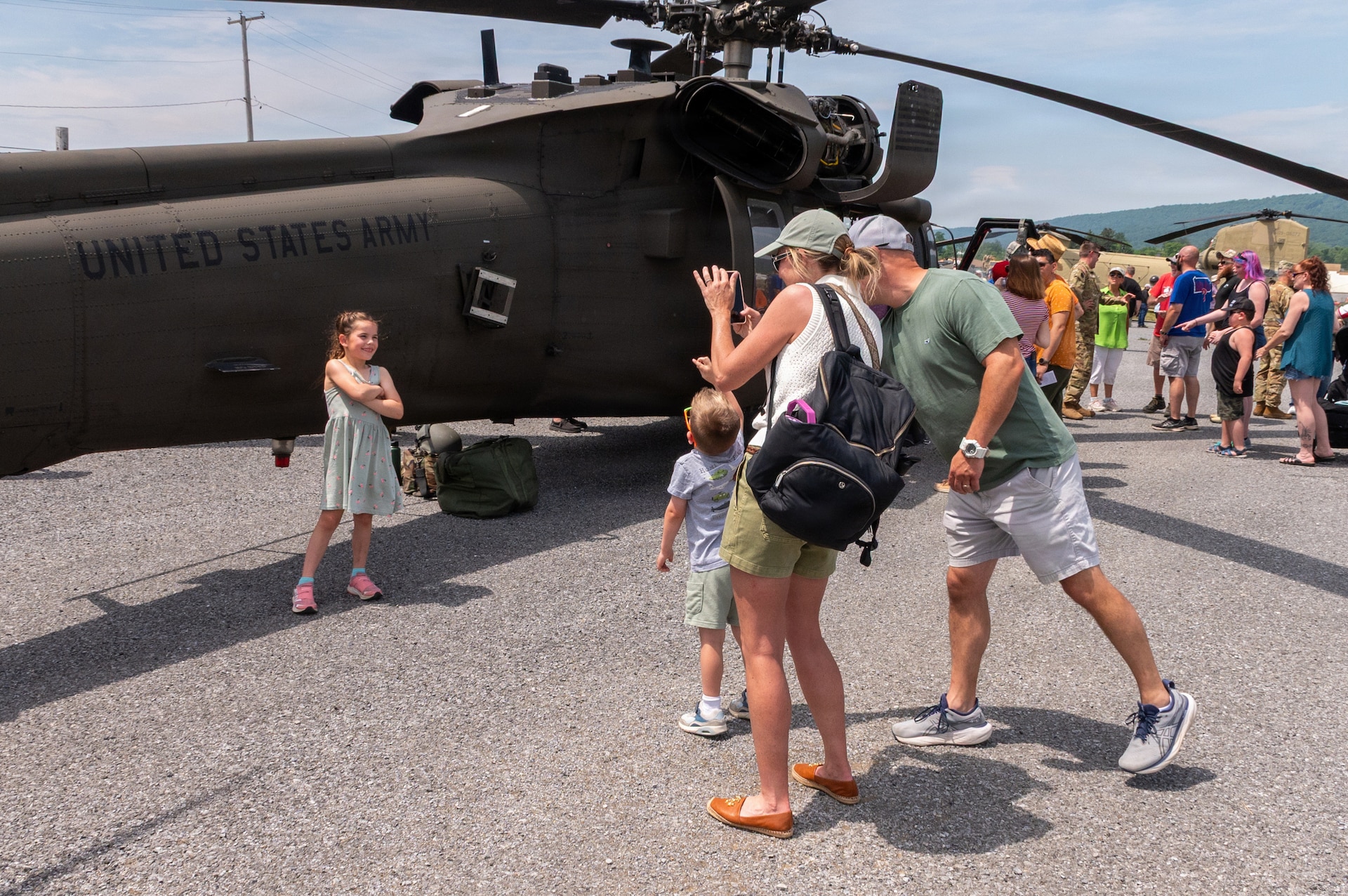 U.S. Soldiers and Airmen with the Pennsylvania National Guard engage with members of the local community during an open house at Fort Indiantown Gap, Pennsylvania, June 6, 2026.
This free event features Miss Pennsylvania, live tactical demonstrations, flyovers, displays of military equipment and vehicles, food trucks, live music and an infantry squad maneuver demonstration from the 2nd Battalion, 112th Infantry Regiment. (U.S. Army National Guard photo by Wayne V. Hall)
