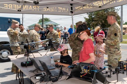 U.S. Soldiers and Airmen with the Pennsylvania National Guard engage with members of the local community during an open house at Fort Indiantown Gap, Pennsylvania, June 6, 2026.
This free event features Miss Pennsylvania, live tactical demonstrations, flyovers, displays of military equipment and vehicles, food trucks, live music and an infantry squad maneuver demonstration from the 2nd Battalion, 112th Infantry Regiment. (U.S. Army National Guard photo by Wayne V. Hall)