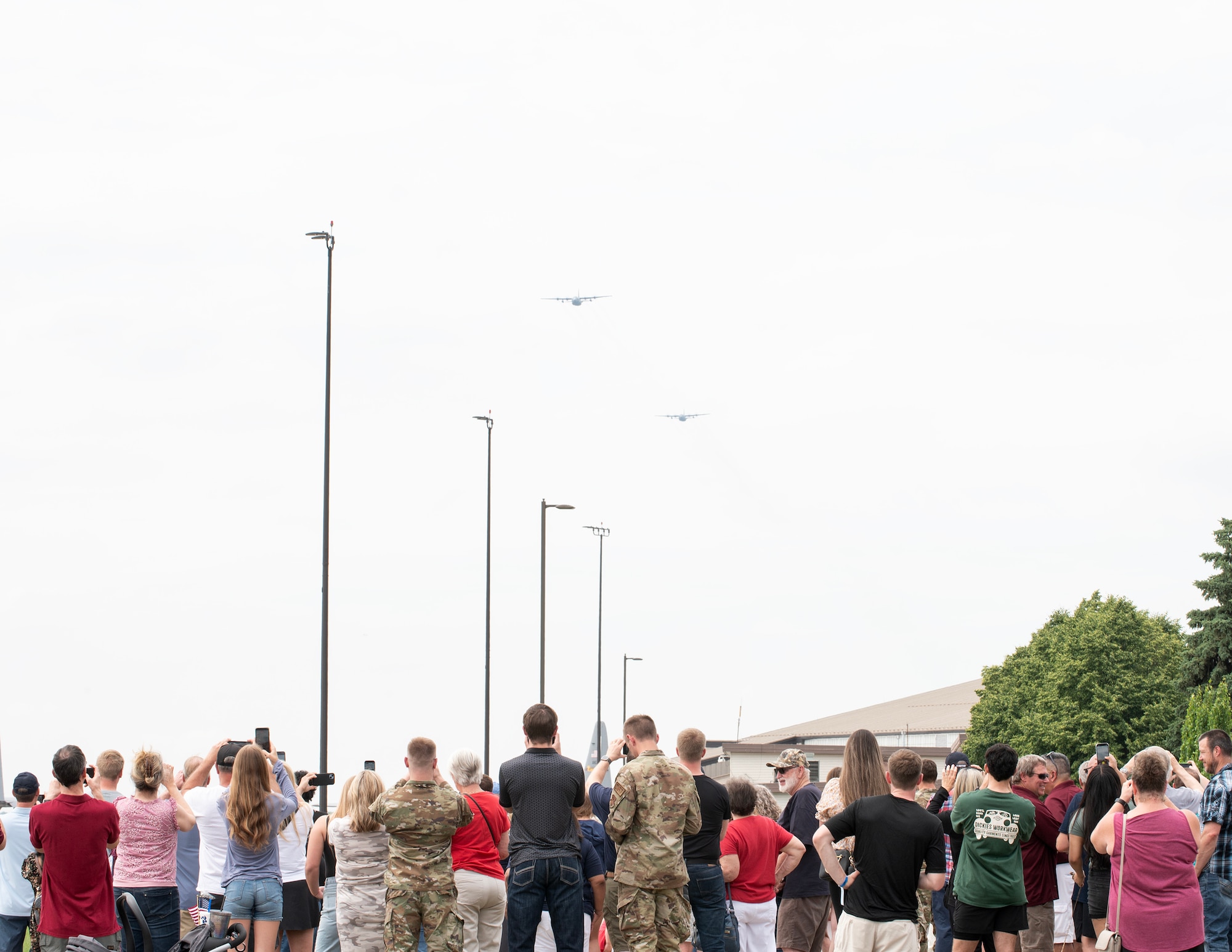 U.S. Air Force Airmen and C-130H3 Hercules from the 133rd Airlift Wing return home from a deployment in St. Paul, Minn., June 4, 2026.