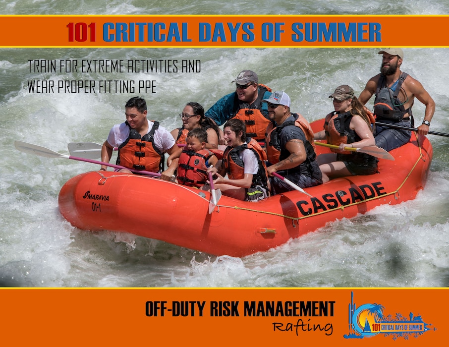 Graphic on rafting safety