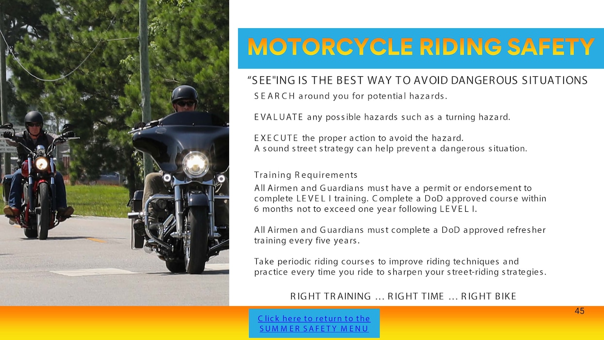 Graphic on motorcycle safety tips