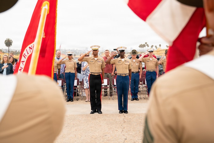 Morning Colors and Charlie Company Graduation