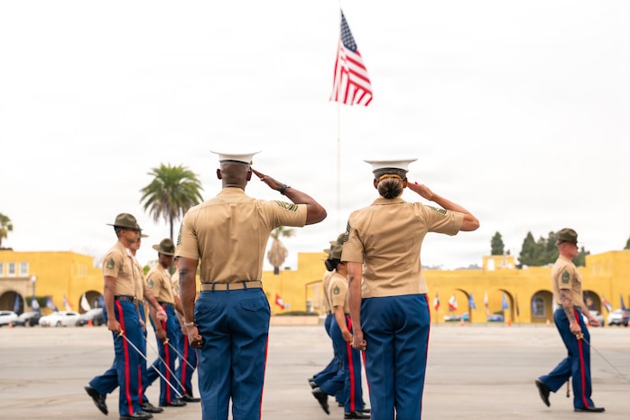 Morning Colors and Charlie Company Graduation