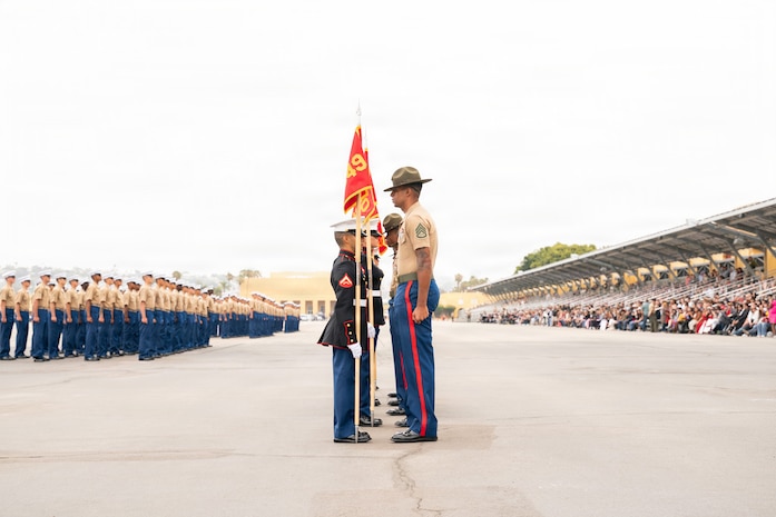 Morning Colors and Charlie Company Graduation