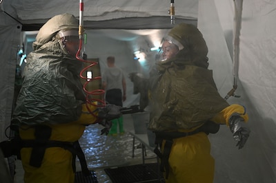 Massachusetts Guard Enhances Emergency Decontamination Skills