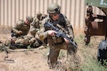 Idaho Airmen assigned to the 124th Fighter Wing's Security Forces Squadron participate in a field training exercise at Saylor Creek Training Range, Grasmere, Idaho, June 4-6, 2026. The annual Security Forces Squadron field training exercise helps to maintain proficiency and strengthen skills needed to support evolving mission requirements. Photo by Airman 1st Class Sarah Welch.