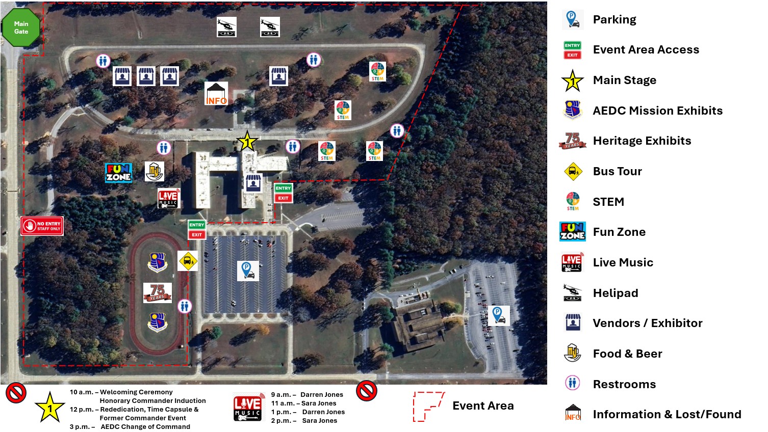 75th Open House Event Map