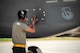 U.S. Air Force Airman 1st Class Edgar Rosas, 493rd Fighter Generation Squadron crew chief, conducts preflight checks to an F-35A Lightning II aircraft during Ramstein Flag 26 at Pirkkala Air Base, Finland, June 8, 2026. The exercise tests the 48th Fighter Wing's capacity for Agile Combat Employment, ensuring Airmen can sustain high-tempo combat operations with a minimal footprint in a distributed environment. (U.S. Air Force photo by Tech. Sgt. Christine Groening)