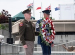 Virginia National Guard senior leaders and Soldiers participate in the 82nd D-Day Anniversary Commemoration Ceremony June 6, 2026, at the National D-Day Memorial in Bedford, Virginia. Maj. Gen. James W. Ring, the Adjutant General of Virginia, read the names of the World War II veterans present at the ceremony and placed a wreath at the memorial with Chief Master Sgt. John F. Nye, the VNG’s senior enlisted leader. The Troutville-based 29th Infantry Division Band provided ceremonial music for the event. The ceremony commemorated the 82nd anniversary of the allied landings in Normandy, France, during World War II, as well as the 25th anniversary of memorial’s opening.