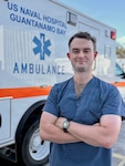 260601-N-LY941-1001
GUANTAMO BAY, Cuba (June 1, 2026) - Hospitalman Lance Barley, a native of Glen Burnie, Maryland, recently completed the Emergency Medical Technician (EMT) course while assigned to U.S. Navy Medicine Readiness and Training Command (NMRTC) Guantanamo Bay, Cuba, April 17, 2026. Upon completion of the course, Barley took the National Registry of EMT certification exam and is now nationally recognized as an EMT. (U.S. Navy photo by Emily McCamy)