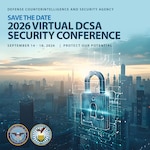 2026 Virtual DCSA Security Conference graphic