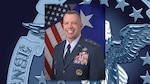 Graphic created for Air Force Maj. Gen. David J. Sanford's official photo.