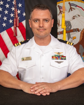 Portrait of Navy Officer-In-Charge