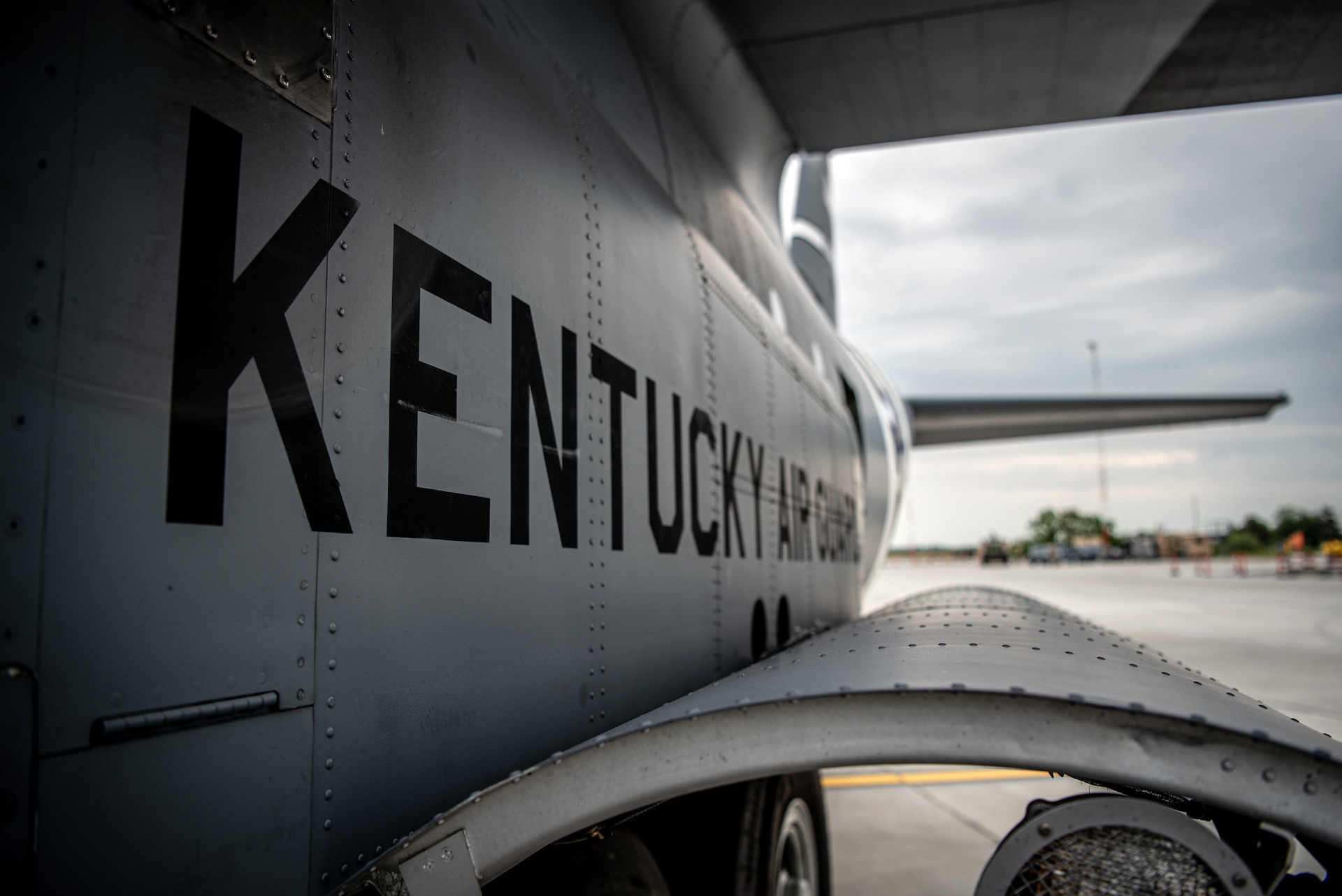 A U.S. Air Force C-130J Super Hercules aircraft assigned to the 123rd Airlift Wing, Kentucky Air National Guard, prepares to depart Karup Air Base, Denmark, June 2, 2026. The 123rd AW is providing tactical airlift support to NATO Allies throughout the month of June in support of Ramstein Flag 2026, an Allied Air Command large-scale, air-focused, multi-location and joint operating area exercise with 18 participating nations and more than 200 aircraft. (U.S. Air National Guard photo by Master Sgt. Joshua Horton)