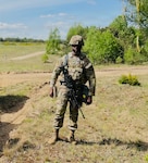 [Courtesy Photo] 

U.S. Army National Guard Spc. Rayshaun Clark, a military police officer with the Georgia National Guard, currently assigned to Joint Task Force- District of Columbia in support of the DC Safe and Beautiful mission, applied his training as both a military and civilian police officer to successful de-escalate a potentially violent confrontation at the Navy Yard in Washington, May 22, 2026. About 2,500 National Guard members support the D.C. Safe and Beautiful mission, assisting the Metropolitan Police Department in maintaining public safety for residents, commuters and visitors throughout the District. 

(National Guard photo courtesy of Spc. Rayshaun Clark)