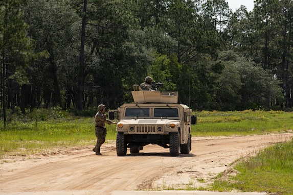 U.S. Army Soldiers assigned to Company D, 3rd Battalion, 121st Infantry Regiment, 48th Infantry Brigade Combat Team, Georgia Army National Guard, conduct gunnery live-fire training during the 48th IBCT annual training at Fort Stewart, Georgia, June 9, 2026. Soldiers assigned to the 48th IBCT conduct annual training, sharpening warfighting skills and strengthening unit readiness through realistic, mission-focused training. This training period reinforces the brigade’s commitment to developing capable leaders, building cohesive teams, and maintaining the highest standards of professionalism. (U.S. Army National Guard photo by Sgt. Jacob Tucker)