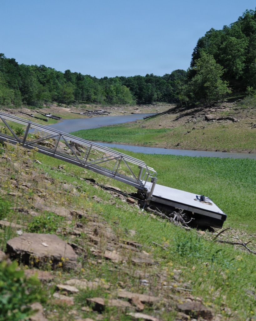 Lakes within the Green River and Upper Kentucky River basins, including Rough River Lake, Barren River Lake, Nolin River Lake, and others across the region, are experiencing below-average pool levels due to significantly reduced spring rainfall.
