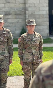 Spc. Edna Carreno is a Soldier in the Illinois Army National Guard’s 1244th Transportation Company, 198th Combat Sustainment Support Battalion, 34th Division Sustainment Brigade.