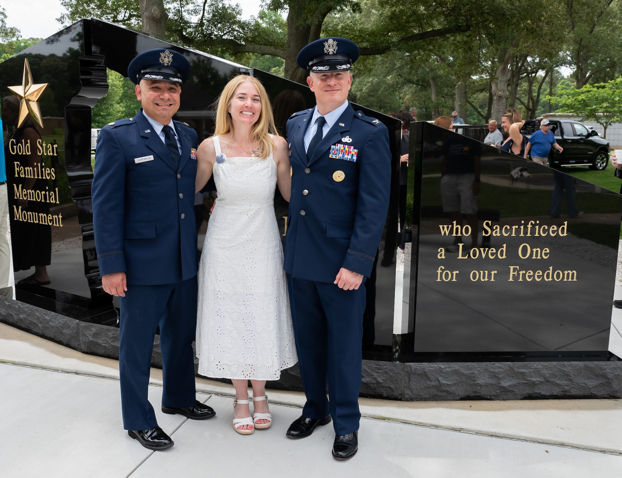 AFMAO leadership delivers remarks during Gold Star Families Monument Dedication Ceremony