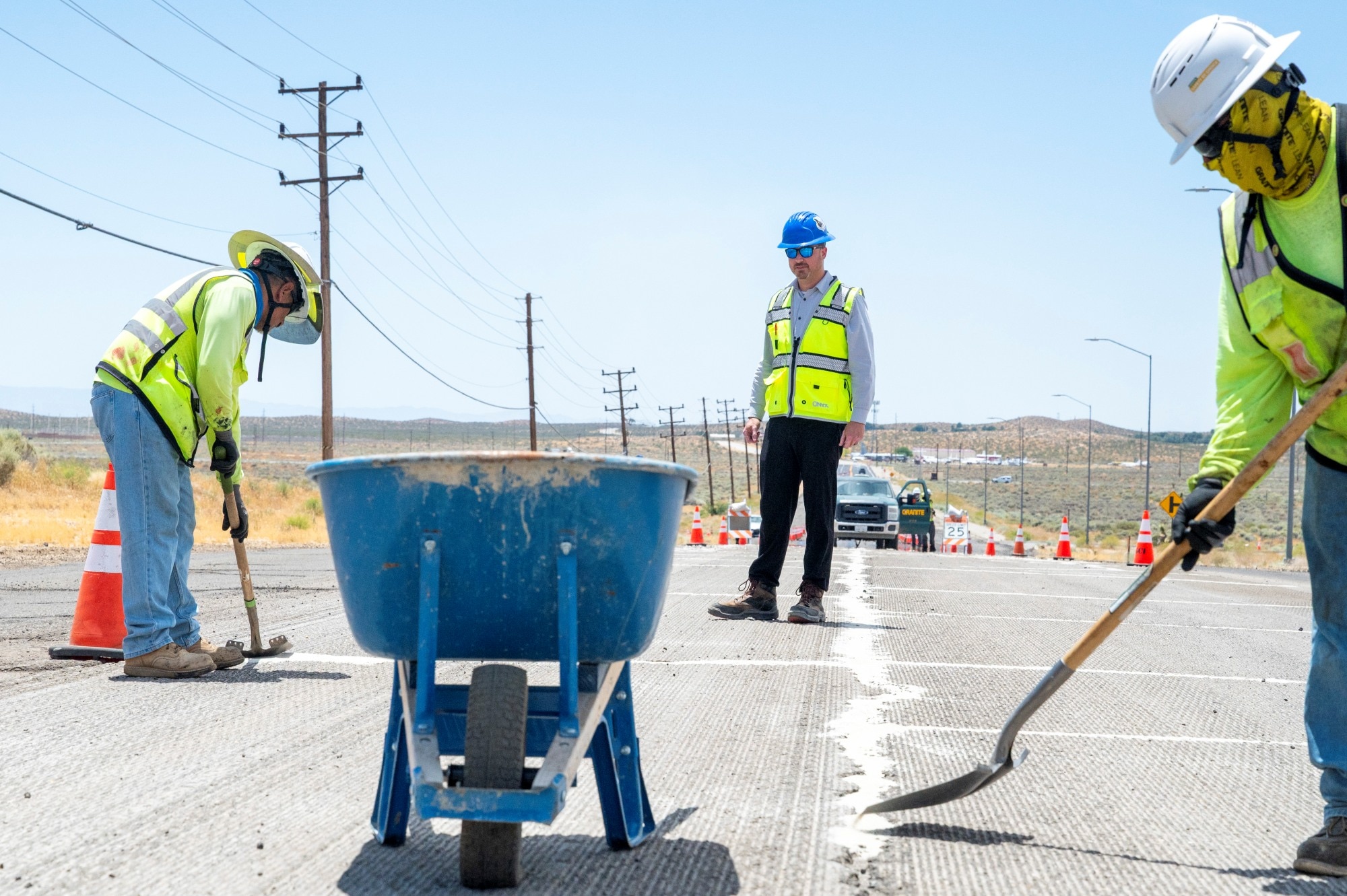 In a move to improve efficiency and reduce transit times across the vast Edwards Air Force Base installation, the 412th Civil Engineer Group partnered with the 412th Security Forces Squadron and the 412th Test Wing Safety Office to conduct a comprehensive traffic analysis. (U.S. Air Force photo by Laisa Leao)
