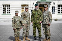 Air Force Gen. Steve Nordhaus, chief, National Guard Bureau, meets Lt. Gen. Andrus Merilo, Estonia’s chief of defense, Tallinn, Estonia, June 1, 2026.