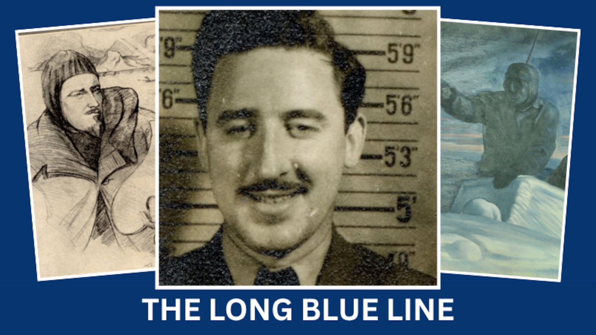 Enlistment photograph of Combat Artist Norman Millet Thomas. (U.S. Coast Guard)