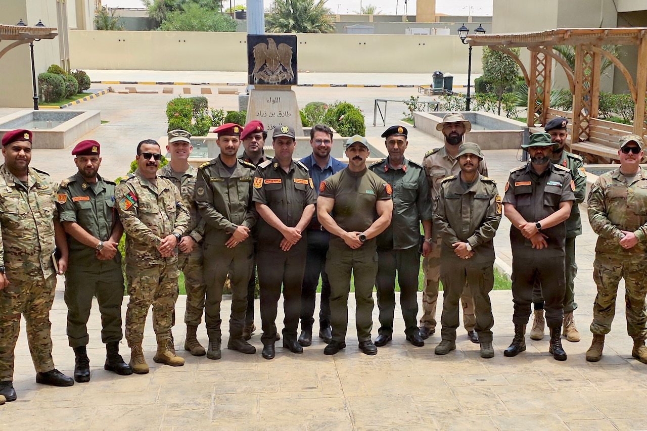 Task Force Civil Affairs Team Conducts Subject Matter Expert Exchange in Libya > U.S. Department of War > Defense Department News