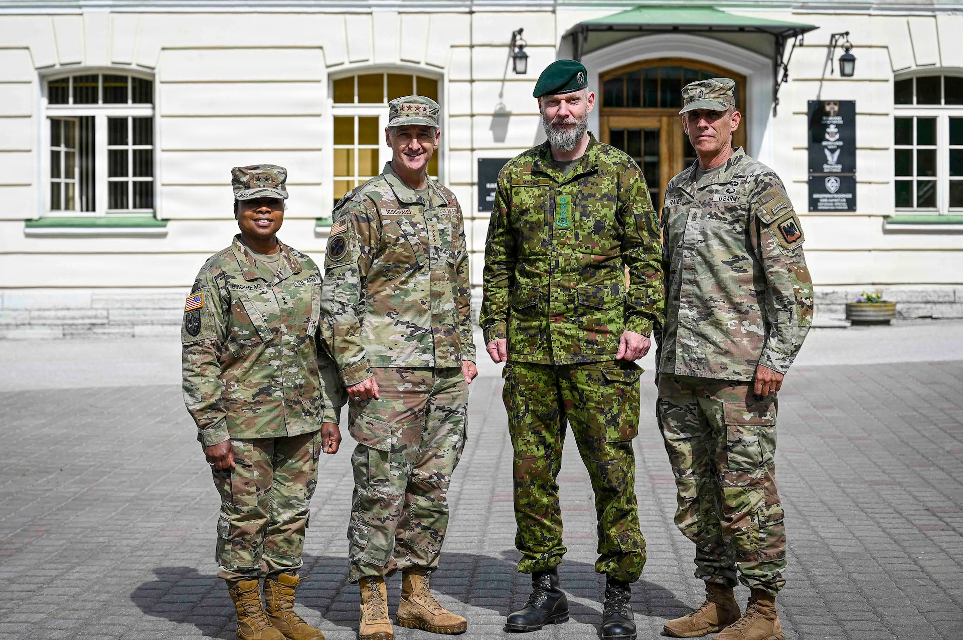 Air Force Gen. Steve Nordhaus, chief, National Guard Bureau, meets Lt. Gen. Andrus Merilo, Estonia’s chief of defense, Tallinn, Estonia, June 1, 2026.